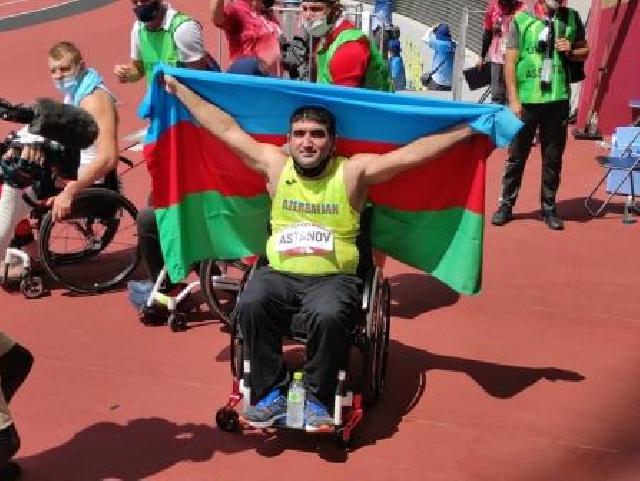 Para-atletimiz Elvin Astanov “Tokio-2020”nin qızıl medalını qazandı