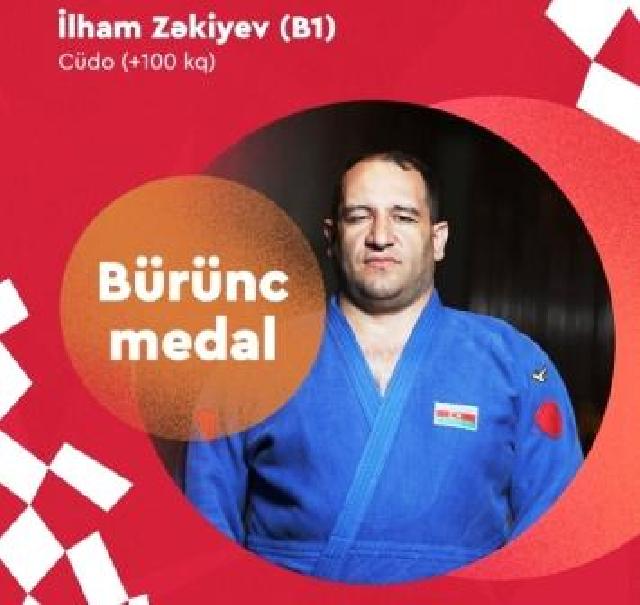 İlham Zəkiyev dördüncü Paralimpiya medalını qazanıb