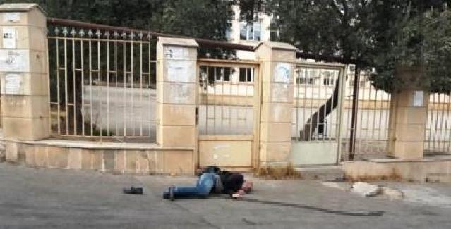 Nəsimi rayonunda məktəbin yanında naməlum kişi meyiti tapılıb