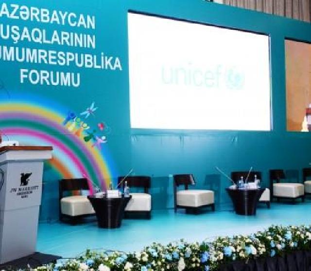 Azərbaycan Uşaqlarının V Ümumrespublika Forumunun açılış mərasimi keçirilir