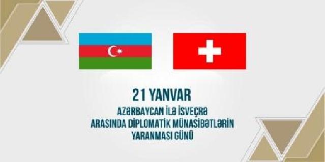 Azərbaycan-İsveçrə diplomatik münasibətlərinin 30 ili tamam olur