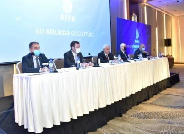 FIFA və UEFA rəsmiləri  AFFA-nın hesabat konfransında iştirak edirlər