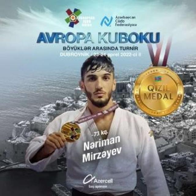 Cüdoçularımız Avropa kuboku yarışında 2 qızıl, 1 bürünc medal qazanıblar