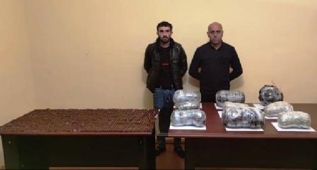 9 kq-dan artıq narkotikanın İrandan Azərbaycana keçirmək istədilər