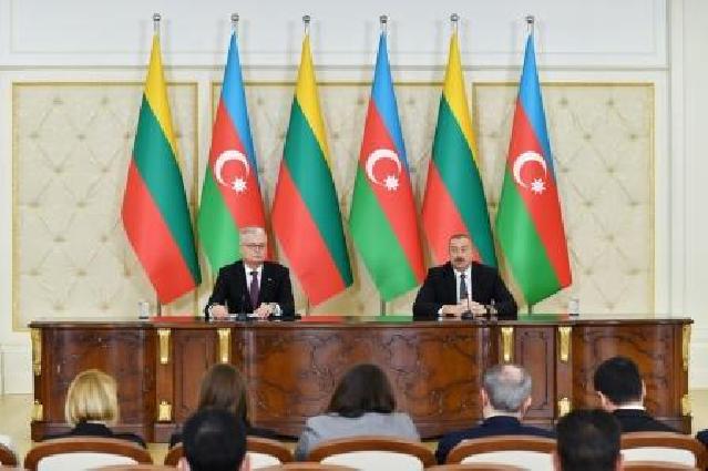 İlham Əliyev: Litva ilə Azərbaycan uzun illərdir strateji tərəfdaşdırlar