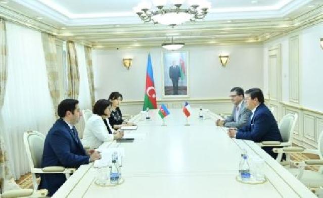 Azərbaycan-Çili parlament əlaqələri müzakirə edilib