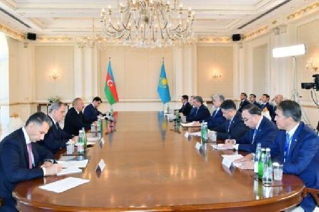 Qazaxıstan prezidenti: "Bakıya xüsusi missiya ilə gəlmişəm"