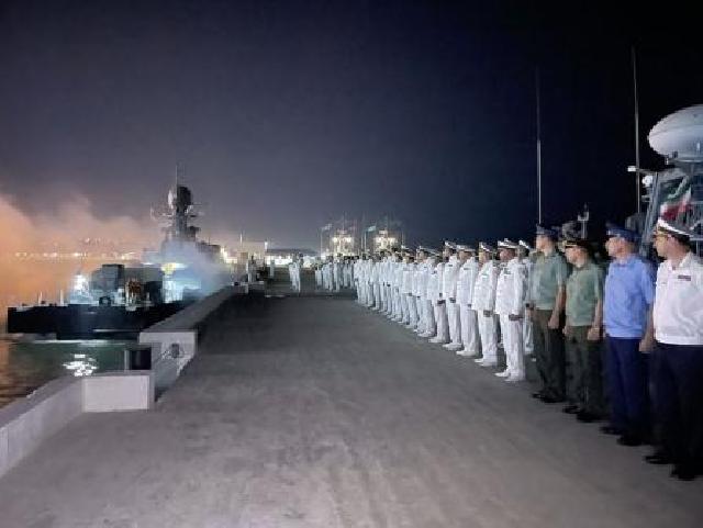 İran, Qazaxıstan və Rusiya hərbi gəmiləri Bakı limanını tərk edib