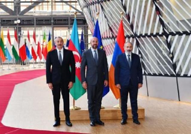 Brüsseldə İlham Əliyev-Şarl Mişel-Nikol Paşinyan görüşü başlayıb