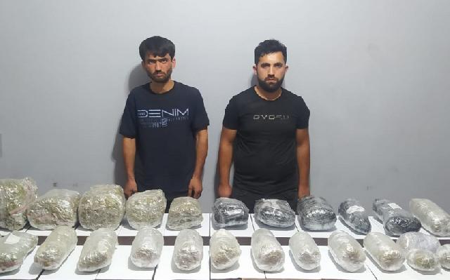 İrandan Azərbaycana küllü miqdarda narkotika  keçirmək istədilər