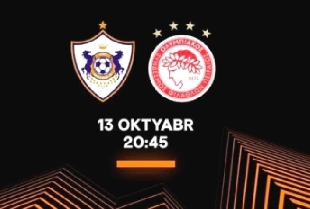 UEFA Avropa Liqası: “Qarabağ” bu gün “Olimpiakos”u qəbul edəcək