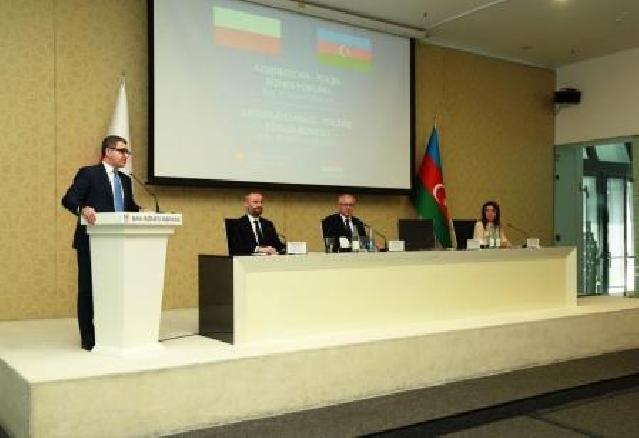 Bakıda Polşa-Azərbaycan biznes forumu keçirilib