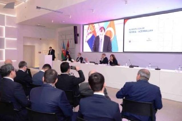 Belqradda Serbiya-Azərbaycan biznes forumu keçirilib