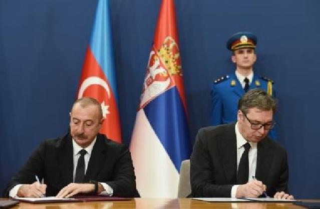 Belqradda Azərbaycan-Serbiya sənədləri imzalanıb