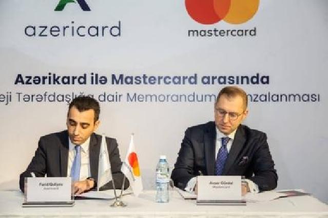 “MasterCard” ilə “AzeriCard” arasında memorandum imzalanıb