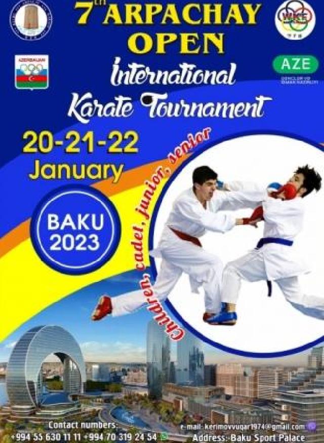Bakıda keçiriləcək beynəlxalq turnirdə 10 ölkədən 1500-dən artıq karateçi iştirak edəcək