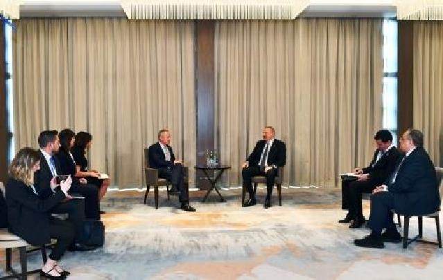 İlham Əliyev BMT Baş Assambleyası sessiyasının prezidentini qəbul edib