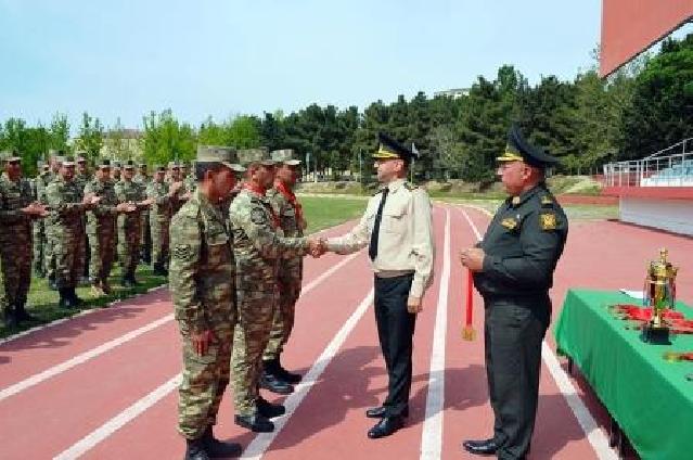 Azərbaycan Ordusunda hərbi beşnövçülük üzrə yarış keçirilib