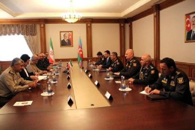 Bakıda Azərbaycan-İran hərbi əməkdaşlığı müzakirə edilib