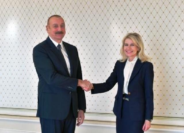 İlham Əliyev ATƏT Parlament Assambleyasının prezidentini qəbul edib