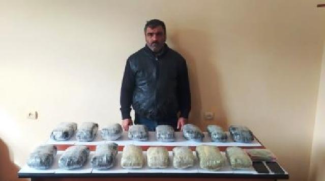 İrandan Azərbaycana 42 kq narkotika keçirilmək istədi-yaxalandı