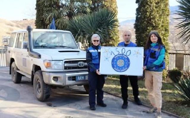 Avropa İttifaqının Ermənistandakı missiyası sərhədyanı ərazilərə 1500 patrul göndərir