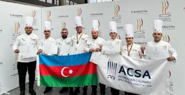 Kulinarlarımız dünya kulinariya olimpiadasında mükafatlandırılıb