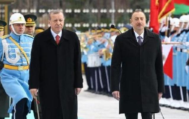 İlham Əliyevin Ankarada rəsmi qarşılanma mərasimi olub