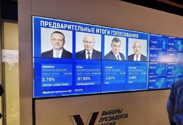 Putin 87% səs toplayıb - “Exit poll”