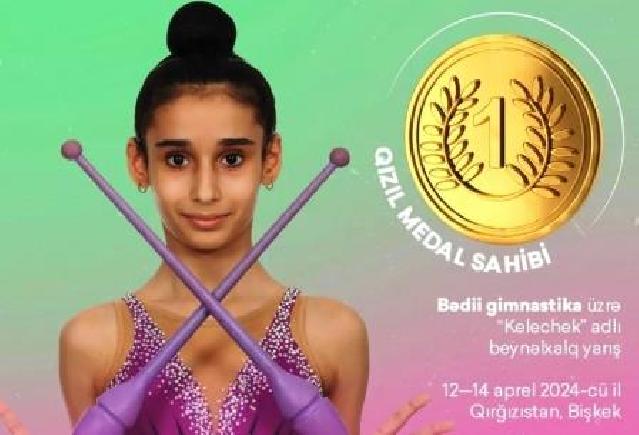 Bədii gimnastlarımız beynəlxalq turnirdə 7 qızıl medal qazanıblar