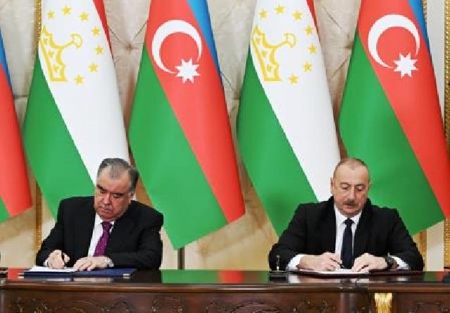Azərbaycanla Tacikistan arasında 7 sənəd imzalanıb