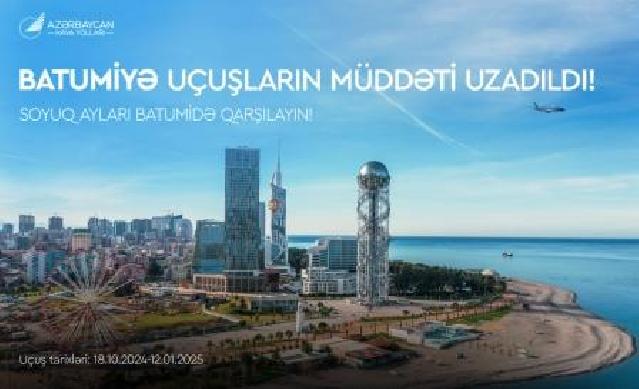 AZAL Novruz bayramı tətili üçün Batumiyə biletləri satışa çıxarıb