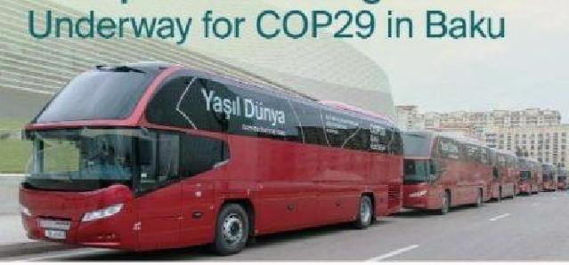 "COP29" zamanı yeni marşrut və xüsusi avtobus xətləri təşkil ediləcək