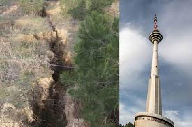 Teleqüllə yaxınlığında 60-70 metr uzunluğunda çatlar yaranıb