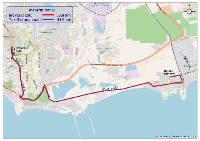 132 və 175 nömrəli marşrut xətlərinin hərəkət sxemi dəyişdirilib