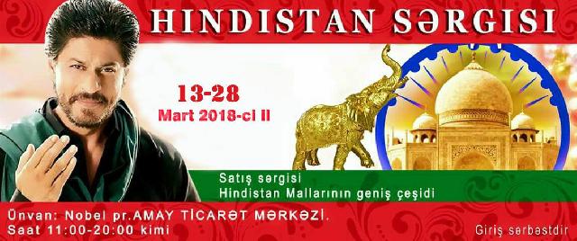 Bakıda “Best of India Exhibition” adlı ticarət sərgisi keçiriləcək