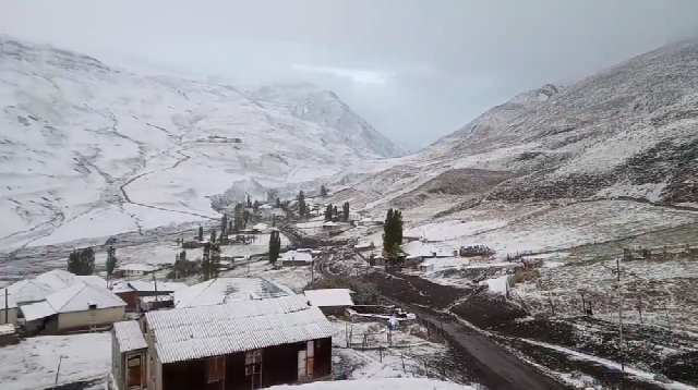 Qubaya ilk qar yağıb