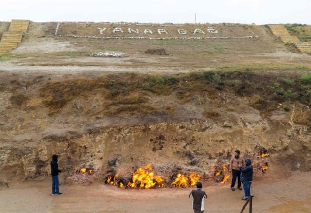 “Yanar dağ” üçgünlük bağlanır