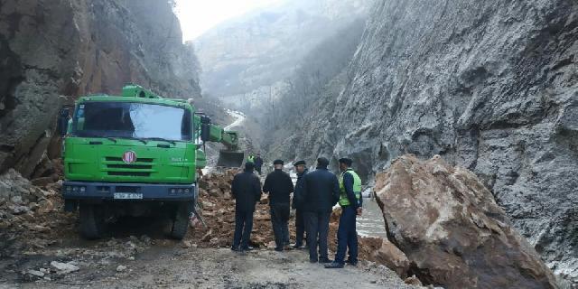 Quba-Xınalıq yolunda avtomobillərin hərəkəti bərpa olunub