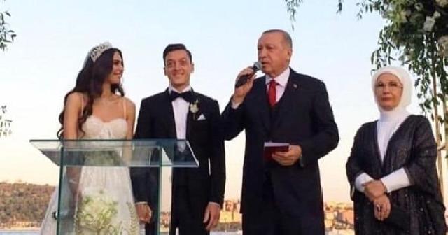 Ərdoğan "Arsenal"lı Məsut Özilə  nikah şahidliyi etdi