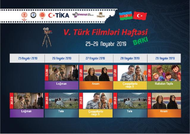Bakıda  V “Türk filmləri həftəsi” keçiriləcək