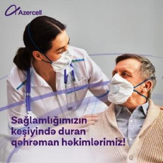 “Azercell” dən 1000-dən çox tibb işçisinə növbəti hədiyyə balansı