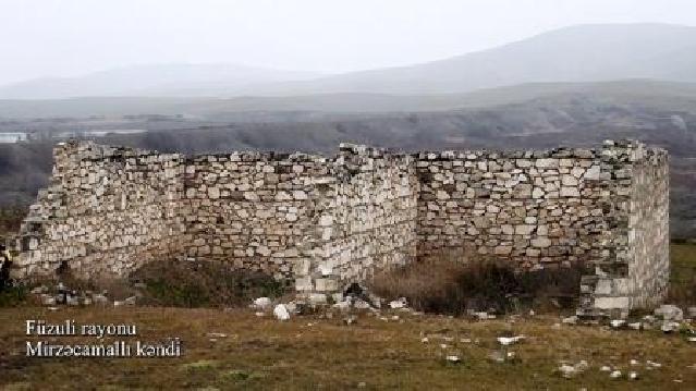 MN Füzuli rayonunun Mirzəcamallı kəndinin videogörüntülərini paylaşıb