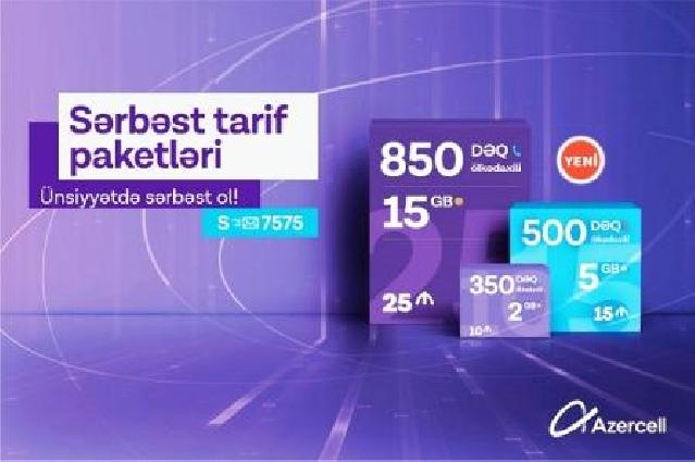 Yenilənmiş “Sərbəst” tarifləri ilə daha əlçatan ünsiyyət