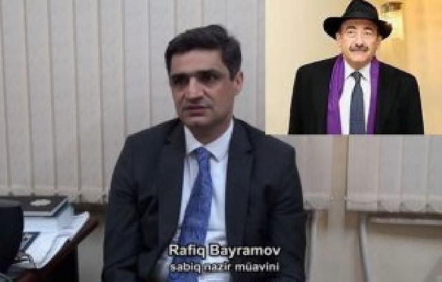 “Otkat”ı nazir Əbülfəz Qarayev alıb, faizini müavininə qaytarırmış