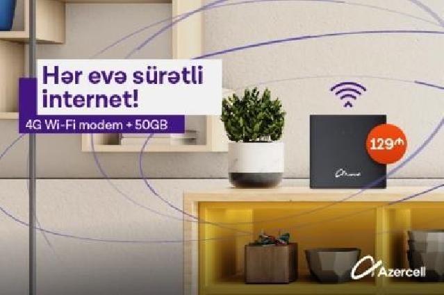 “Azercell”dən yeni “Wi-Fi” kampaniyası