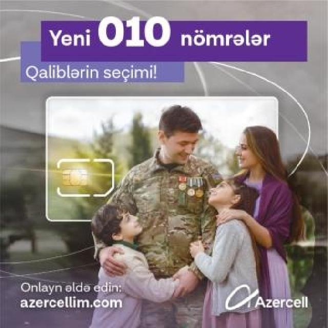 “Azercell”dən yeni “010” nömrələri – “Qaliblərin seçimi!”