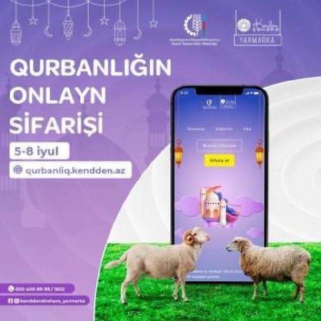 Qurbanlıq qoyunların onlayn satış yarmarkası təşkil olunacaq