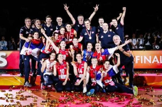 Serbiyanın qadın voleybol millisi dünya çempionu olub