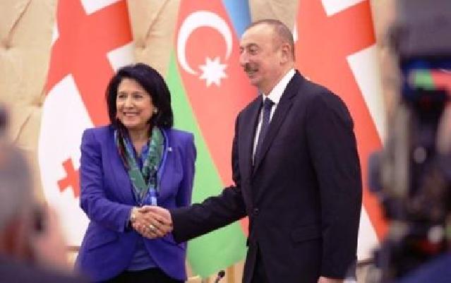 Salome Zurabişvili Azərbaycan prezidentini təbrik edib